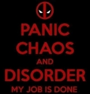 chaos and panic